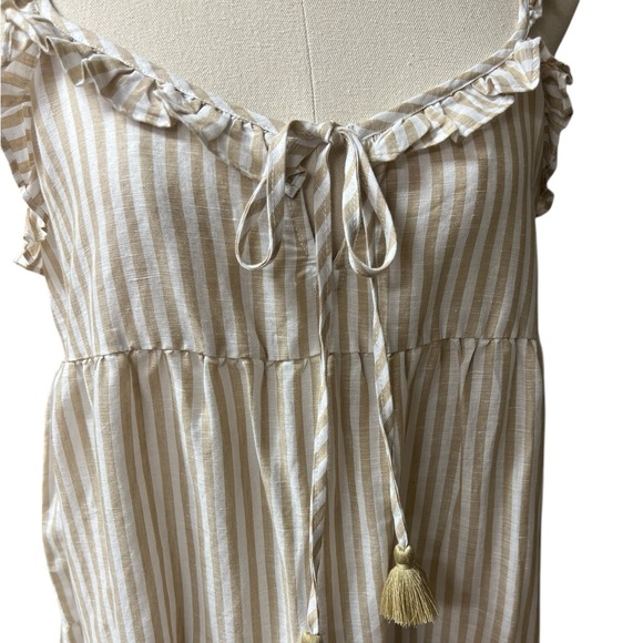J Crew Original Beachwear dress linen blend size small adjustable straps newer - Picture 3 of 8